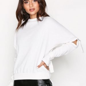 Missguided Cut Out Knitted Jumper Neulepusero Cream