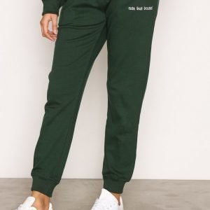 Missguided Cute But Brutal Joggers Housut Green