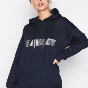 Missguided Oversized Hoody Huppari Navy