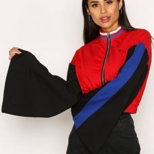 Missguided Oversized Trucker Bomber Takki Red