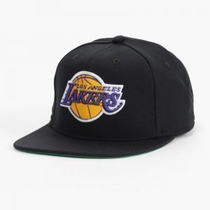 Mitchell & Ness Lakers Wool Solid Snapback