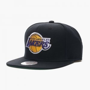 Mitchell & Ness Lakers Wool Solid Snapback