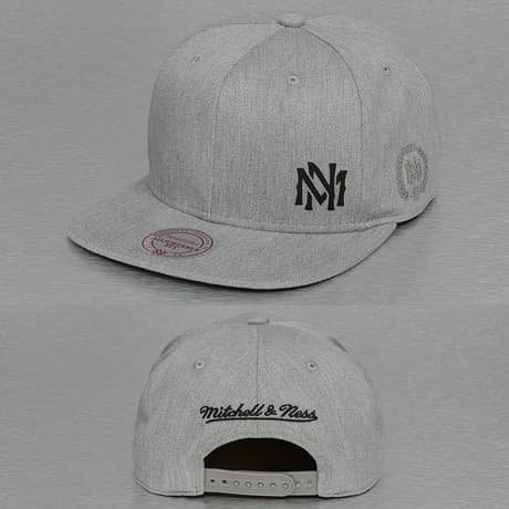 Mitchell & Ness Snapback Lippis Harmaa