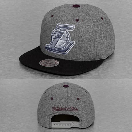 Mitchell & Ness Snapback Lippis Harmaa