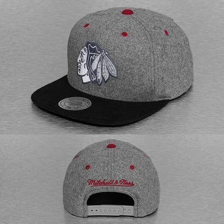 Mitchell & Ness Snapback Lippis Harmaa