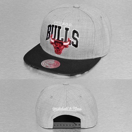 Mitchell & Ness Snapback Lippis Harmaa