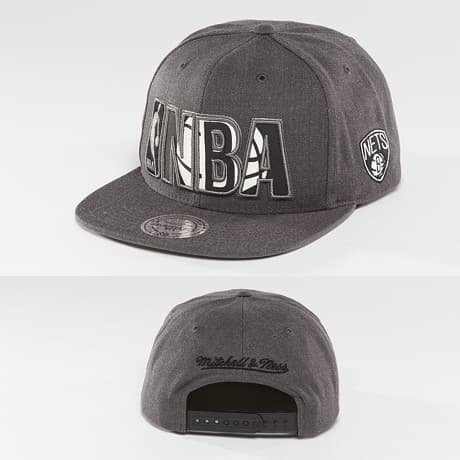 Mitchell & Ness Snapback Lippis Harmaa