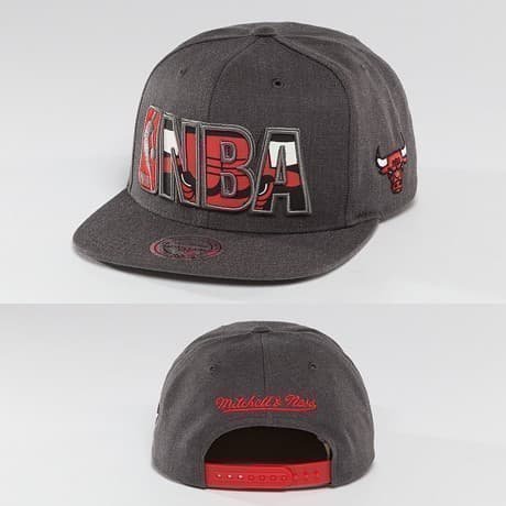 Mitchell & Ness Snapback Lippis Harmaa