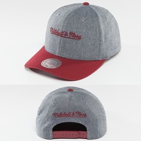 Mitchell & Ness Snapback Lippis Harmaa