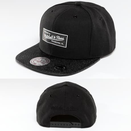 Mitchell & Ness Snapback Lippis Musta