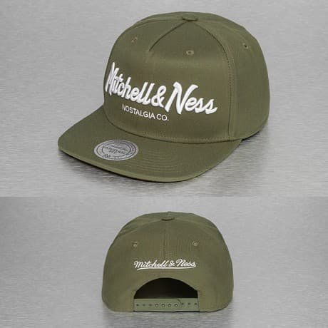 Mitchell & Ness Snapback Lippis Oliivi