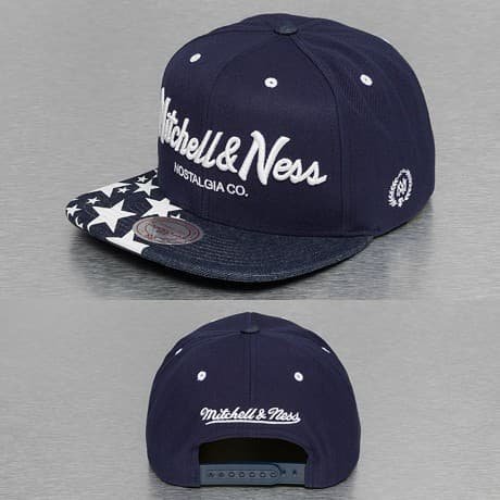 Mitchell & Ness Snapback Lippis Sininen