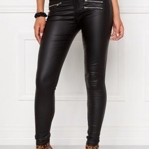 Mixed from Italy Coated Skinny Jeans Black