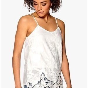 Mixed from Italy Cut-Out Emb Cami Top White 38