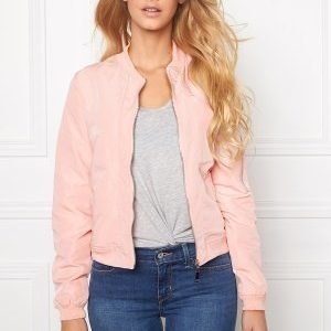 Mixed from Italy Front Zip Bomber Jacket Pink