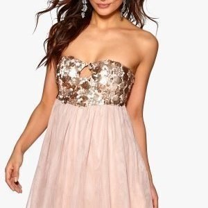 Model Behaviour Anna Dress Pink / Gold