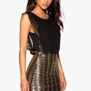 Model Behaviour Erika Dress Black / Gold