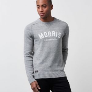 Morris Douglas O-neck 91 Light Grey Melange