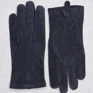 Morris Morris Suede Gloves 64 Navy