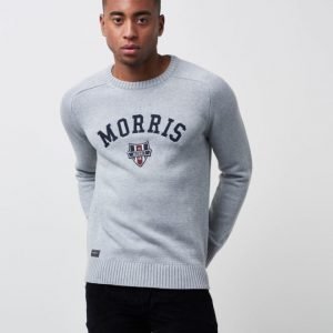 Morris Sayer Knit 91 Light Grey Melange