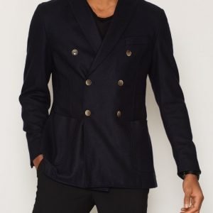 Morris Vigo Washed Flannel DB Blazer Bleiseri Navy