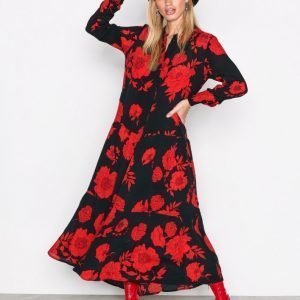 Moss Copenhagen Camp Miram Dress Pitkähihainen Mekko Rose