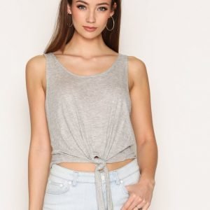 Moss Copenhagen Silas Sleeveless Top Toppi Light Grey Melange