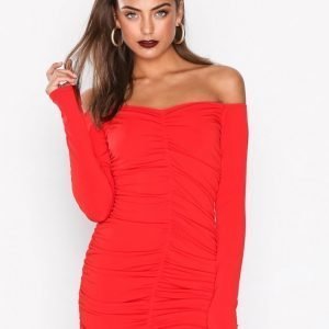 Motel Azale Bodycon Kotelomekko Red