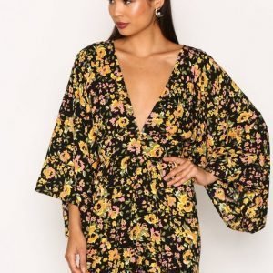 Motel Eclipse Skater Playsuit Flowers