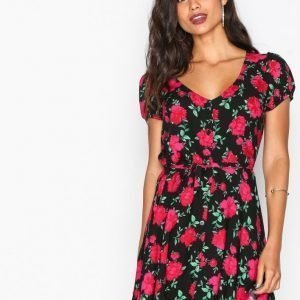 Motel Quinzy Dress Mekko Black / Red