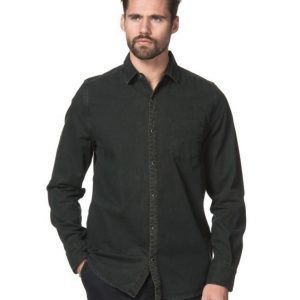 Mouli Frank Denim Shirt Black