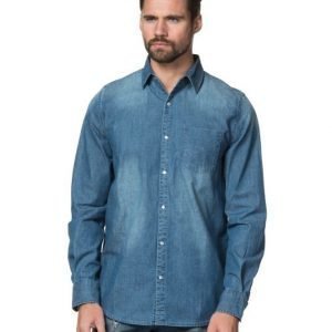 Mouli Frank Denim Shirt Classic Blue