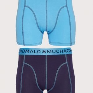 Muchachomalo Boxer Solid 2PK Bokserit Sininen