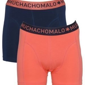 Muchachomalo Solid 2-pack 149 Coral red/Navy