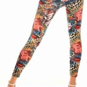 Multi Pattern Leggings Tights