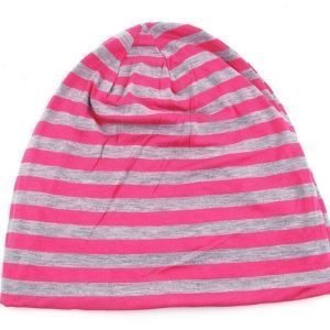 Mössa Baggy Beanie Street Unisex | Randig rosa