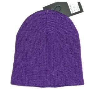 Mössa Beanie Unisex Lila