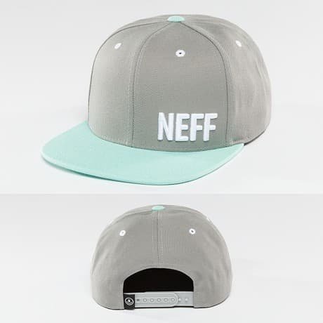 NEFF Snapback Lippis Harmaa