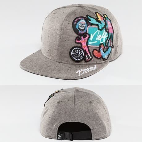 NEFF Snapback Lippis Harmaa