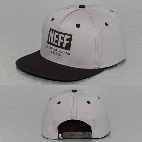 NEFF Snapback Lippis Harmaa