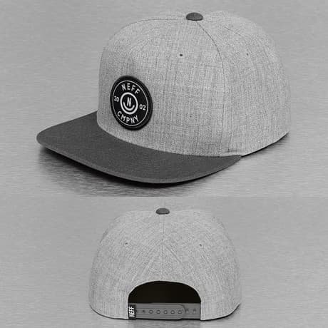 NEFF Snapback Lippis Harmaa