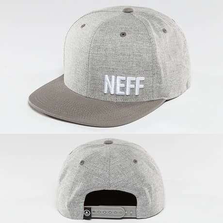 NEFF Snapback Lippis Harmaa