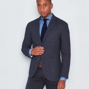 NILS Herringbone Blazer 002 Blue