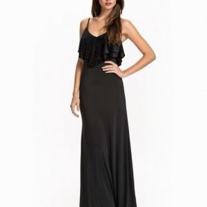 NLY Eve Burn Out Flounce Dress