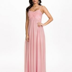 NLY Eve Wrap Bust Long Dress Rosa