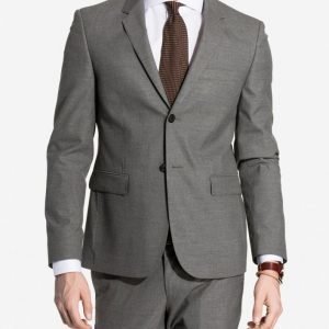 NLY MAN Slim Fit Suit Jacket Bleiseri Harmaa