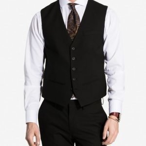 NLY MAN Slim Fit Waist Coat Liivi Black