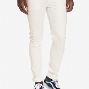 NLY MAN Slim Fit White Farkut Valkoinen