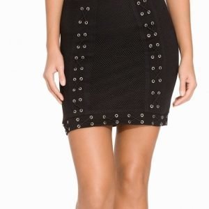 NLY Trend Lace Up Mesh Skirt