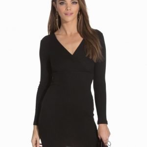 NLY Trend Simple V Neck Dress Svart